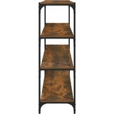 Ormarić za knjige boja hrasta 100x33x100 cm drvo i čelik | Eponuda.com