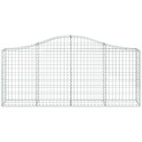  Obokane gabion košare 50 kosov 200x30x80/100 cm cinkano železo, (21000419) | Shoptok.si