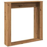 vidaXL Okvir za kamin boja hrasta 100x20x100 cm od konstruiranog drva | shoptok.hr