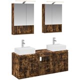  Set ormarića za kupaonicu 5 kom. Dimljeni hrast | shoptok.hr