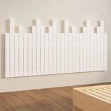  Zidno uzglavlje bijelo 166x3x80 cm od masivne borovine | shoptok.hr