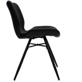 MID.YOU Set Stolov Barron, Črna, 4 Kos | Shoptok.si