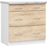 AKORD LIMA S80 SZ3 Kabinet + BELA/SONOMA HRAST VRH, (21713596) | Shoptok.si