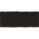 Stolna ploča tamnosmeđa 120x50x(2-6) cm obrađena hrastovina | Eponuda.com