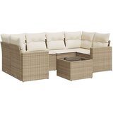 vidaXL 7-dijelni set vrtnih sofa od poliratana s jastucima bež | shoptok.hr
