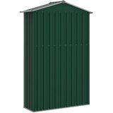  Vrtno spremište zeleno 116x45x175 cm od pocinčanog čelika | shoptok.hr