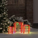 Dekoracija Poklon Kutije 3 pcs šareni 20 x 20 x 21 cm Akril | shoptok.hr