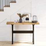 Maison Chic konzolna miza - miza ob steni NOAIN 120x30x75 cm trdna borovina, (21786606) | Shoptok.si