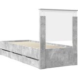  Konstrukcija postelje s predalom Betonsko siva 75 x 190 cm, (5000121325) | Shoptok.si