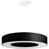 Nice Lamps Crna viseća svjetiljka s tekstilnim sjenilom ø 50 cm Galata Slim – | shoptok.hr