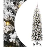 vidaXL Umestno božično drevo Zelena 150 cm PVC in Jeklo in Plastika | Shoptok.si