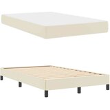  Krevetna konstrukcija s madracem Krema 120 x 200 cm tkanina | shoptok.hr