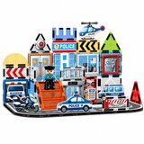 Magnetic Construction Blocks Police Base Vehicles Policeman 44 pcs. | shoptok.hr