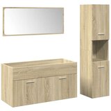 vidaXL 3-dijelni set kupaonskog namještaja boja hrasta sonome drveni | shoptok.hr