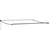 vidaXL Avtomatska retraktibilna tenda Črna 450x300 cm, Zamenjava tkanine za tenda 4.5x3 m okvir Črna | Shoptok.si
