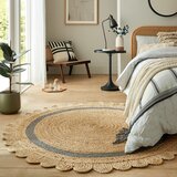 Flair Rugs Siva/naravna ročno tkana okrogla preproga iz jute ø 160 cm Grace Grey – | Shoptok.si