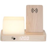 Karlsson Digitalna/namizna budilka z brezžičnim polnilnikom Retro LED Night Light – Cene