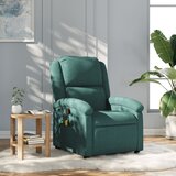 vidaXL masažni naslanjač temno zeleno blago | Shoptok.si