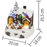 Home dekorativna led rasvjeta, diorama, snježna kuća - drm 15 Cijene