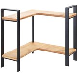Wenko 53028100 - Polica LOU 30x33 cm crna/smeđa Cene