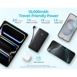 Anker Zolo 10000mAh, 22.5W, sa ugrađenim USB-C kablom, Power Bank crni Cene
