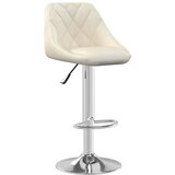 vidaXL Barski stolček krem žamet, (20967759) | Shoptok.si
