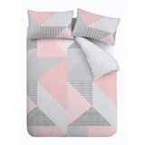 Catherine Lansfield Ružičasta posteljina za bračni krevet/za produženi krevet 230x220 cm Larsson Geo – | shoptok.hr