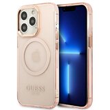 Guess TRDI OVITEK ZA IPHONE 13 PRO 13 6.1 ROZA MAGSAFE GOLD OUTLINE, (21834475) | Shoptok.si