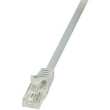 Logilink CP1102U RJ45 omrežni kabel\, Patch kabel CAT 5e U/UTP 15.00 m siva 1 kos, (20419584) | Shoptok.si
