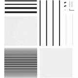 vidaXL Drsna vrata Črna 76 x 205 cm Kaljeno steklo in aluminij | Shoptok.si