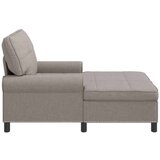  Ležaljka s jastukom Sivo-smeđa 91 x 157 x 91 cm tkanina | shoptok.hr