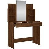  Toaletni stolić s ogledalom boja smeđeg hrasta 96 x 39 x 142 cm | shoptok.hr