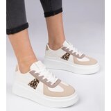 Gemre Brown platform sneakers Mishel | Shoptok.si