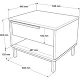 Hanah home ON22-W white young room set | ePonuda.com