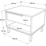 Hanah home Spavaća soba set za tinejdžere ON22-W, Bijela | Eponuda.ba