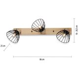 LEUCHTEN DIREKT 11418-18 - Reflektorska svetiljka LAMI 3xE27/25W/230V | Eponuda.com