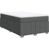 Maison Chic Box spring postelja - Vzmetna postelja z vzmetnico temno siva 120x200 cm blago SL5362, (21907255) | Shoptok.si