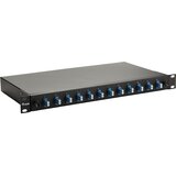 Equip 12-Port Fiber Optic Splice Box, LC Duplex, OS2, 1U, ped, Black Cijene