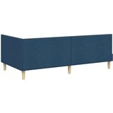 vidaXL Kutni okvir kreveta Ostalo s uzglavljem Plava 90 x 190 cm | shoptok.hr