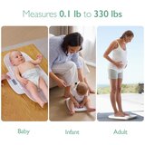 Momcozy Multifunkcijska bebina vaga od g 50 do 150 kg, vaga za kućne ljubimce AZ001-WH12BA-A | shoptok.hr