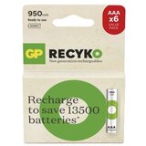  Polnilna baterija GP ReCyko 950 mAh HR03 (AAA) 6kos 6/1 | Shoptok.si