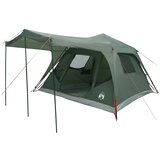 vidaXL Družinski šotor s streho Vojaška zelena 305 x 275 x 190 cm, (5000309646) | Shoptok.si