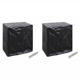 vidaXL Pokrivalo za vrtno pohištvo 2 kosa 8 obročkov 160x55x182 cm, (20766504) | Shoptok.si
