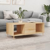 vidaXL Stolić za kavu boja hrasta 102 x 50 x 40 cm konstruirano drvo Cijene
