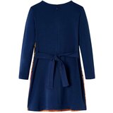  Dječja haljina s dugim rukavima modra 116 | shoptok.hr