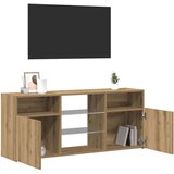 vidaXL TV ormarić LED boja hrasta 120x30x50 cm konstruirano drvo | shoptok.hr