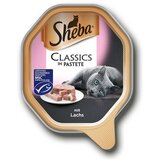 Sheba Mega pakiranje pladnji 22 x 85 g - Classics v pašteti z lososom Cene