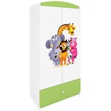  Dječji ormar - zoološki vrt-Zelena | shoptok.hr