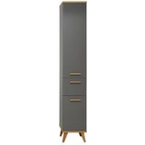 Pelipal Sivi visok/uski kupaonski ormarić u dekoru hrasta 35,5x205 cm Quickset 924 – Cijene