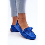 Boto Women's Blue Suede Moccasins Si Passione | shoptok.hr